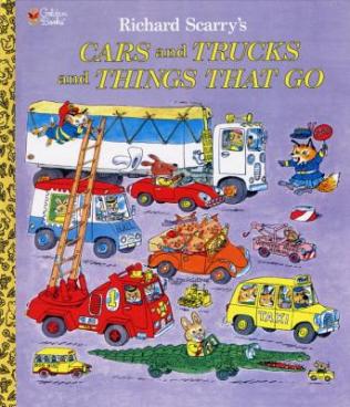 Richard Scarry - Cars and Trucks and Things That Go tote bag