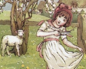 Kate Greenaway Little Miss Muffet