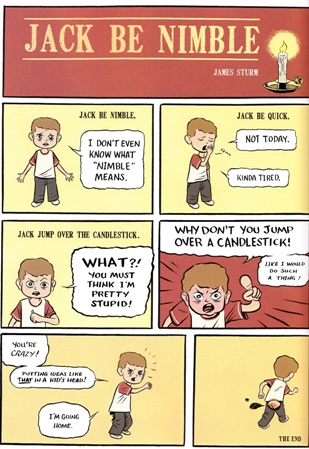 Jack Be Nimble in Nursery Rhyme Comics
