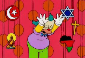 Happy Holidays from Krusty the Clown
