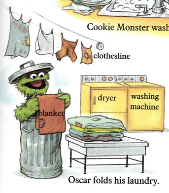 Sesame Street Word Book - Oscar