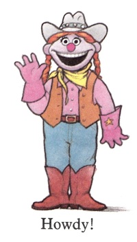 Sesame Street Word Book - Rodeo Rosie