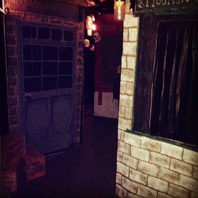 Our homemade Diagon Alley...
